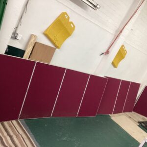 Cool wall - purple large 5.6m length 8 panels